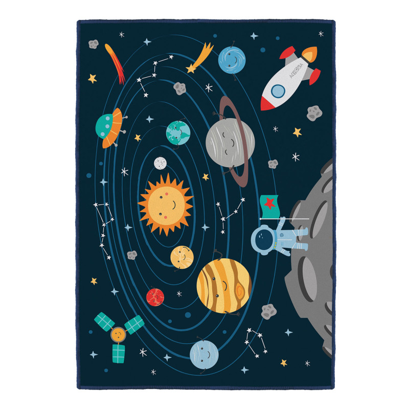 Achoka - Playmat Solar System, 100x150cm print 1293A