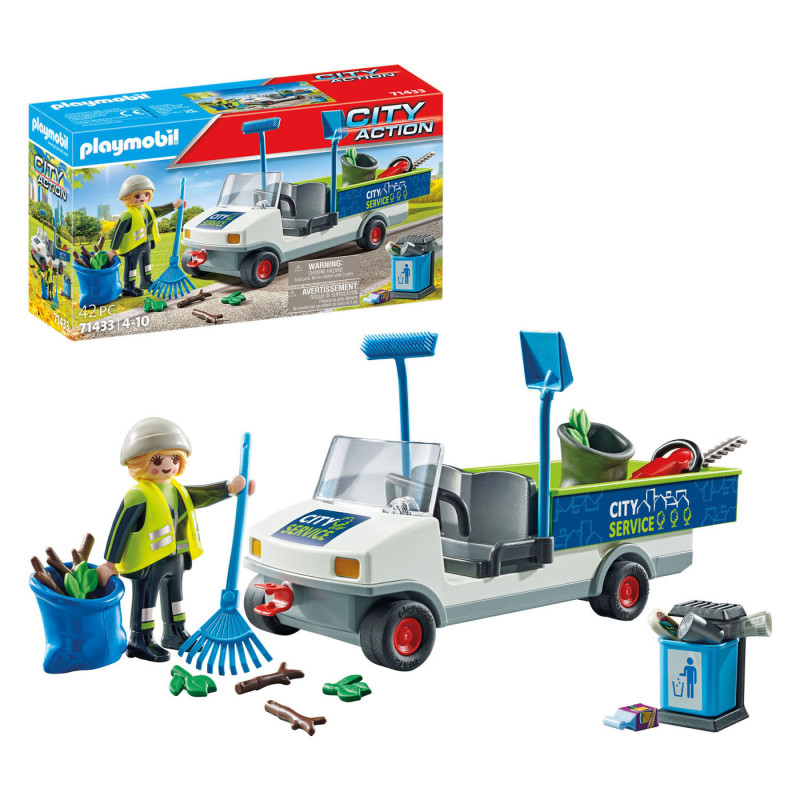 Playmobil City Action Electric Street Sweeper - 71433 71433