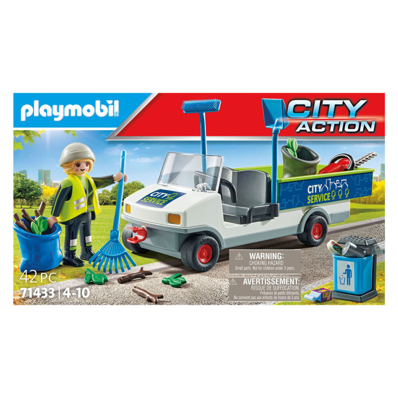 Playmobil City Action Electric Street Sweeper - 71433 71433