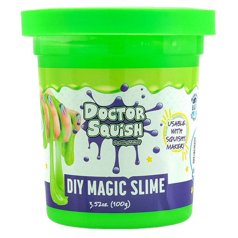 Boti - Doctor Squish Slime - Green, 100 grams 38494
