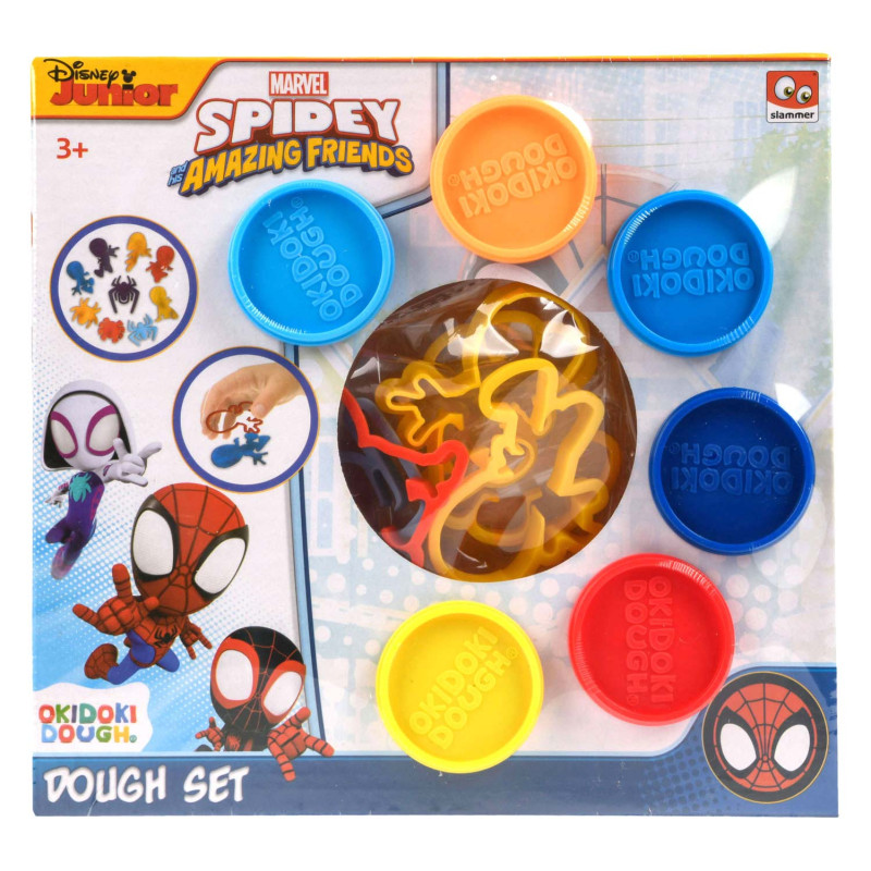 Canenco - Marvel Spidey OkiDoki Clay Playset - Cookie Molds SP60155