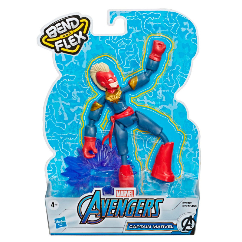 Hasbro - Flexible Action Figure Avengers - Captain Marvel E78725X0