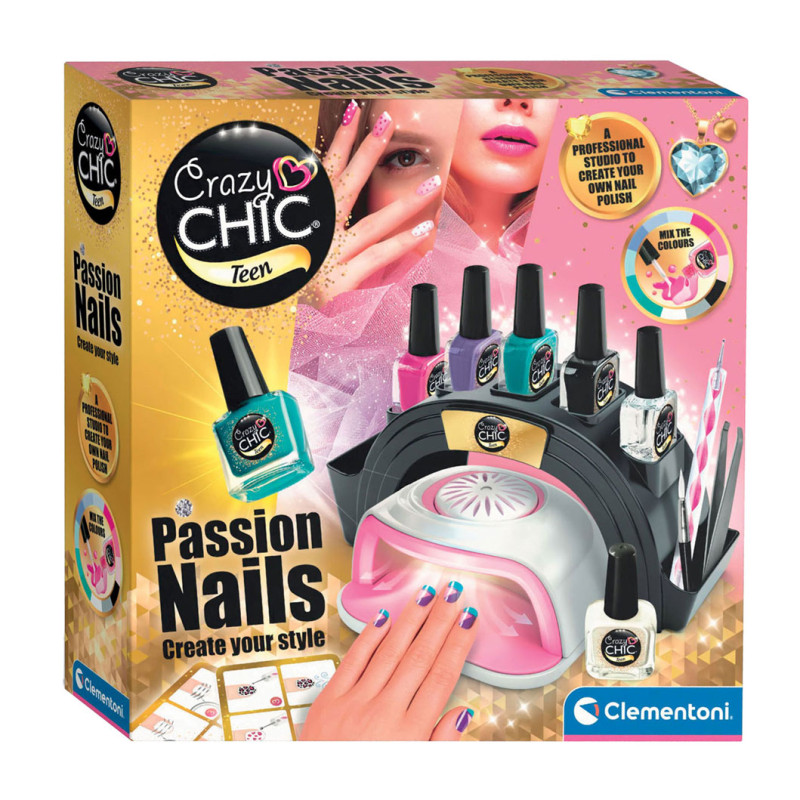 Clementoni Crazy Chic Passion Nails Nail Set 18784