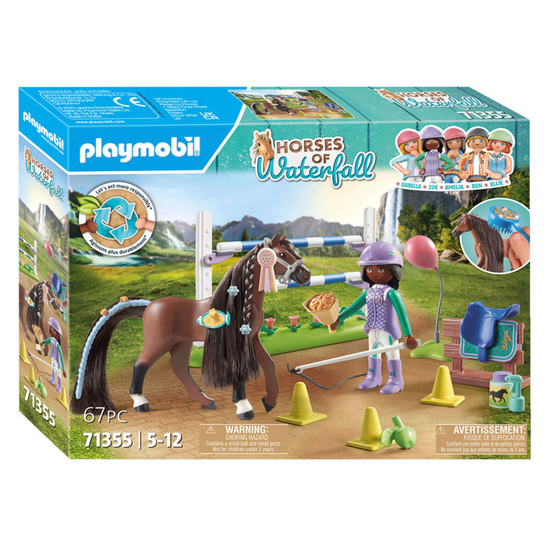 Playmobil Horses of Waterfall Zoe and Blaze Playset - 71355 71355