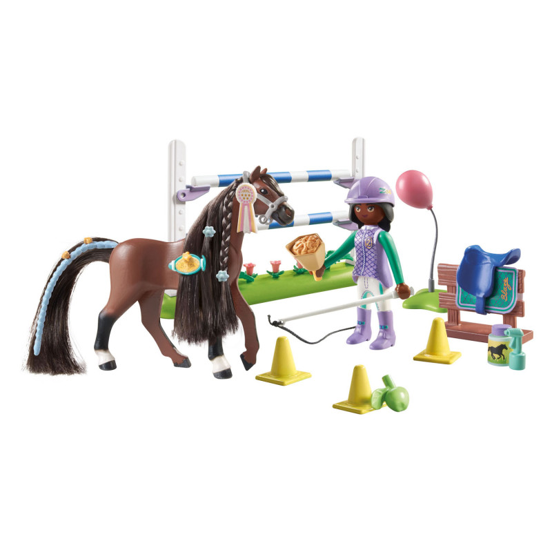 Playmobil Horses of Waterfall Zoe and Blaze Playset - 71355 71355