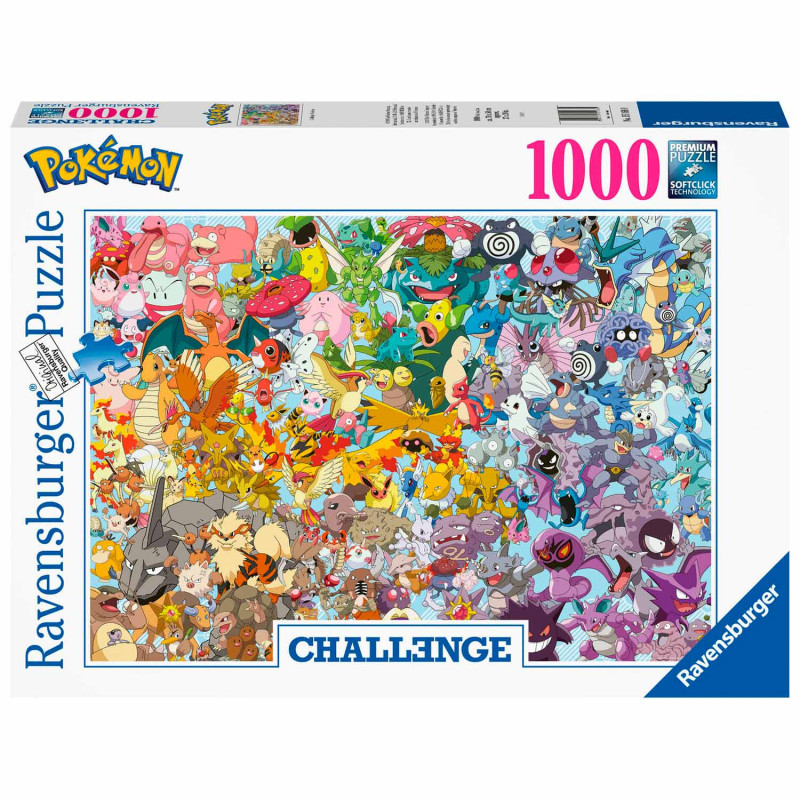 Ravensburger - Challenge Puzzle Pokemon 1000 pièces