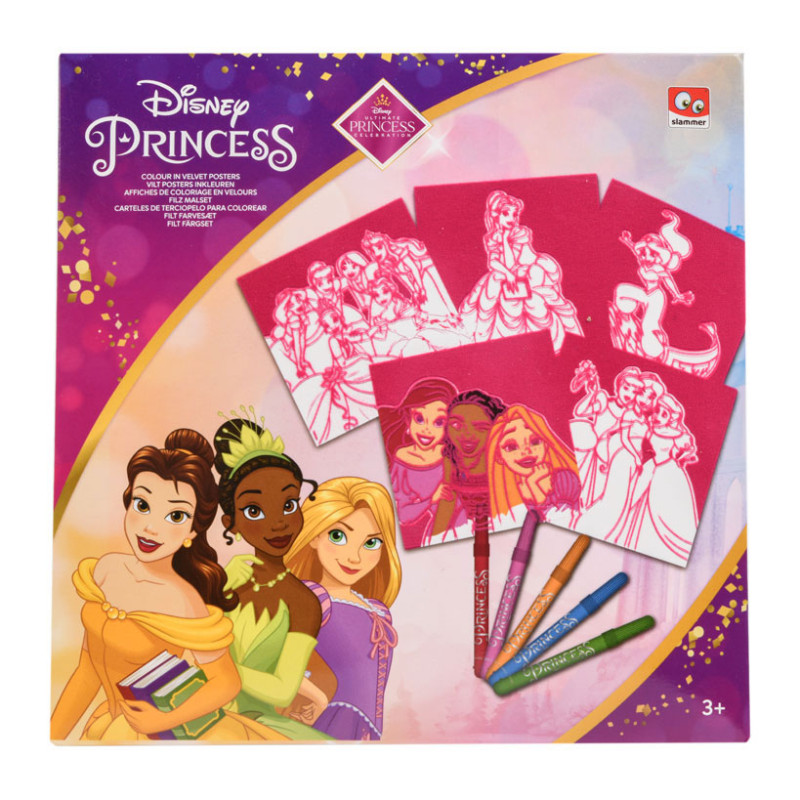 Canenco - Disney Princess Felt Colors, 5pcs. DP22349