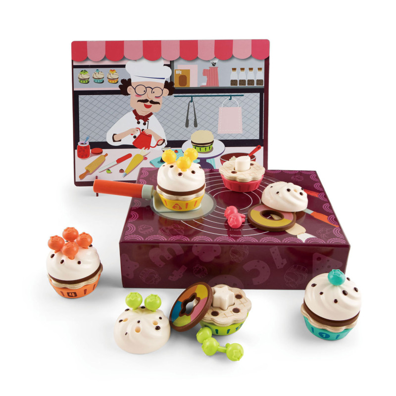 Topbright - Wooden Cupcakes Playset 120449