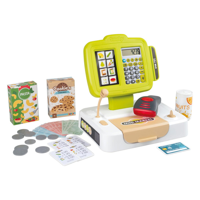 Smoby Cash Register with Accessories, 30 pcs. 350113
