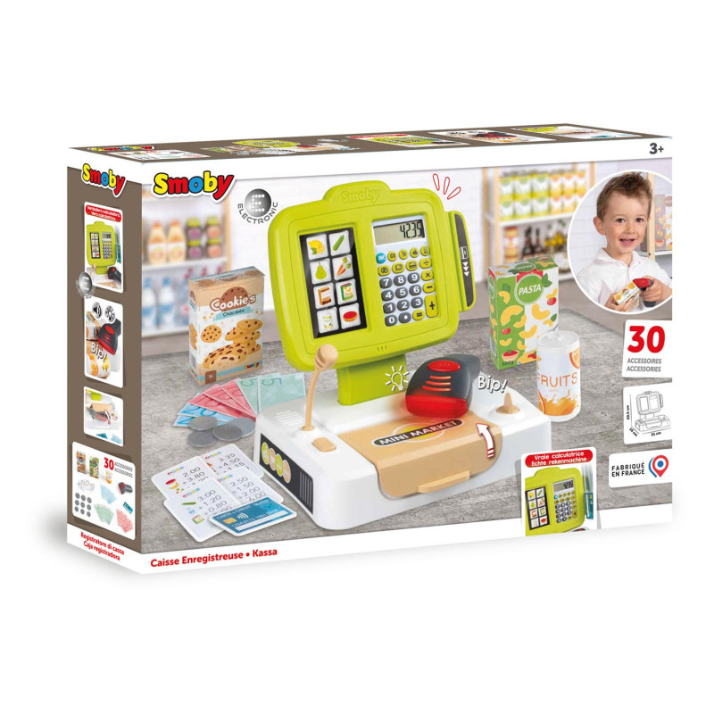 Smoby Cash Register with Accessories, 30 pcs. 350113
