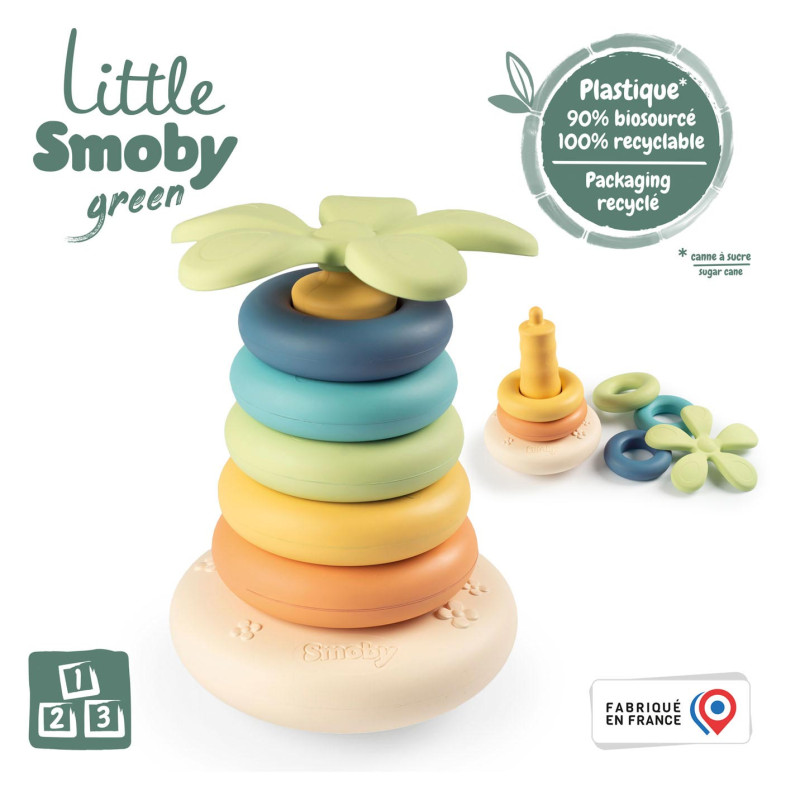 Smoby - Little Smoby Green - Stacking Rings 140603