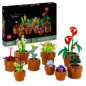 LEGO Icons 10329 Les Plantes Miniatures, Collection Botanique 9 Plantes Artificielles avec des Fleurs, Décoration d'Intérieur