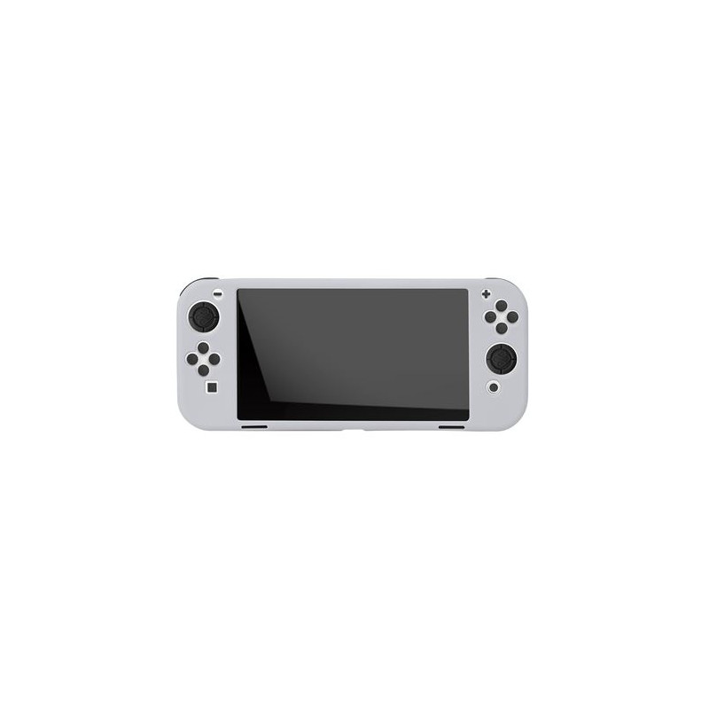 Custom Kit Just For Games pour Nintendo Switch modèle OLED Blanc et Noir
