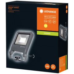 LEDVANCE PROJECTEUR LED EXT. 20W 1700LM NOIR LEDVANCE - 4058075206861