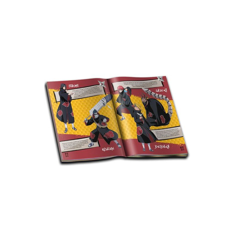Pack 1 classeur avec 3 pochettes de 8 Cartes à collectionner Panini Naruto Shippuden TC 2