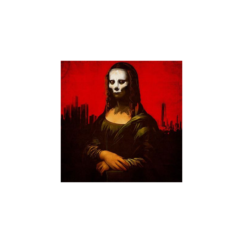 Mona Lisa Vinyle Noir et Rouge