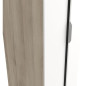 Armoire GHOST - Décor chene kronberg et blanc mat - 2 Portes - L.79,4 x P.51,1 x H. 203 cm - DEMEYERE