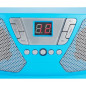 Lecteur Radio CD Portable - BIGBEN INTERACTIVE - CD60BLSTICK - Bleu + Stickers