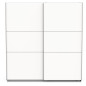 Armoire GHOST - Décor blanc mat - 2 Portes coulissantes - L.194,5 x P.59,9 x H.203 cm - DEMEYERE