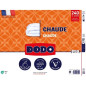 Couette 220x240 cm - DODO - Chaude - Garnissage 100% volupt'air - Blanche