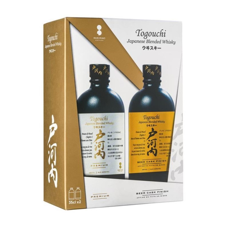 Togouchi - Premium / Beer Cask - Coffret Whisky 40,0% Vol. 2 x 35cl