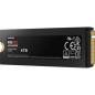 SAMSUNG - 990 PRO - Disque SSD Interne - 4 To - Avec dissipateur - PCIe 4.0 - NVMe 2.0 - M2 2280 - Jusqu'a 7450 Mo/s (MZ-V9P4T0G