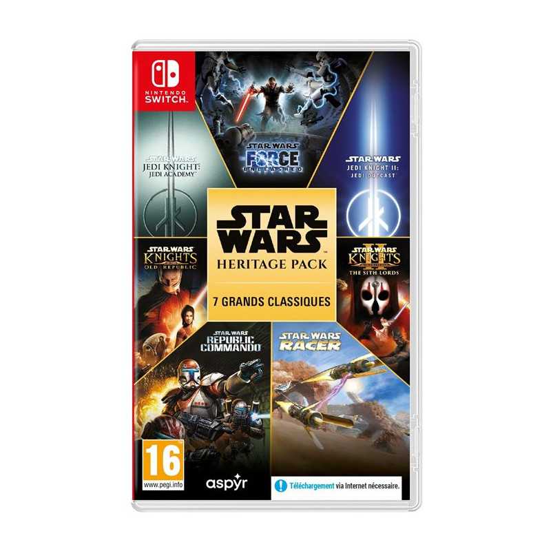 Star Wars Heritage 6 jeux en 1 Nintendo Switch