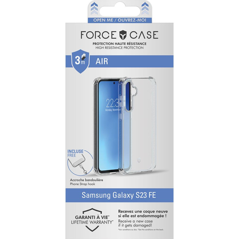 Coque Force Case Air pour Samsung Galaxy S23 FE Transparent
