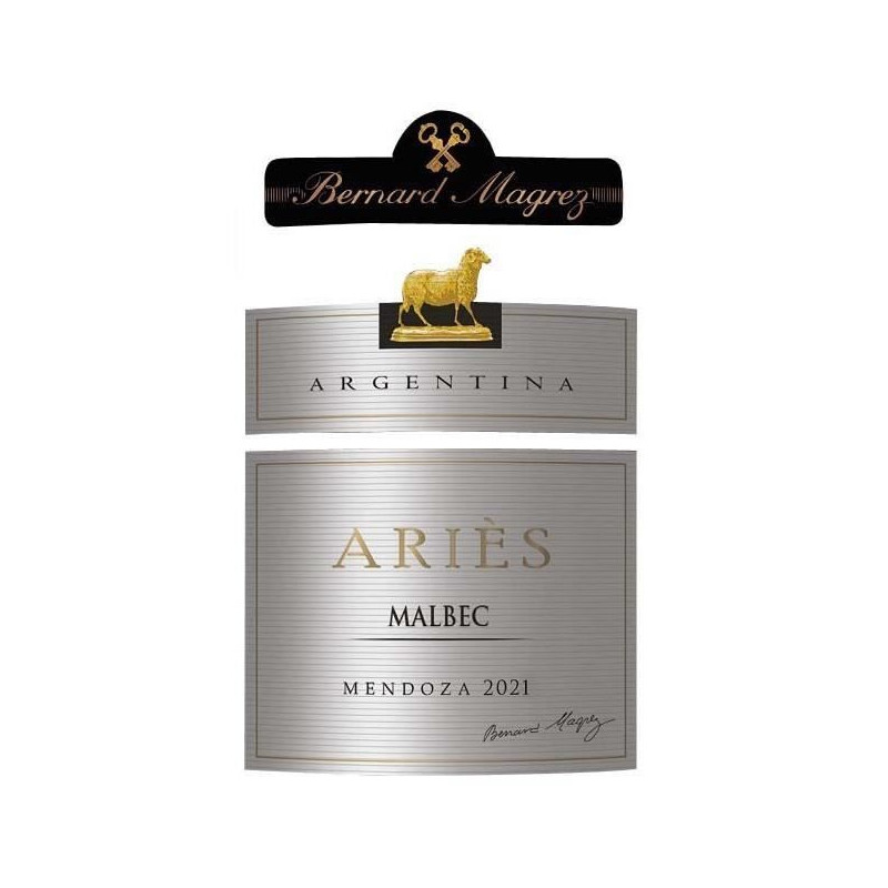 Aries Casa Magrez 2021 Mendoza - Vin rouge d'Argentine