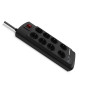 Parafoudre parasurtenseur 8 Prises 2 USB Monster Cable MFG4003 Noir