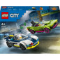 LEGO® City 60415 La course poursuite entre la voiture de police et la super voiture