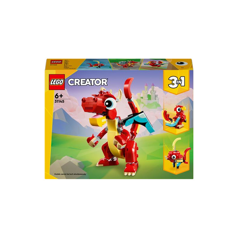 LEGO® Creator 31145 Le dragon rouge