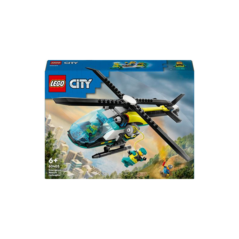 LEGO® City 60405 L hélicoptère des urgences
