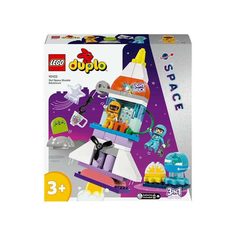 LEGO® DUPLO® Town 10422 L aventure en navette spatiale 3 en 1