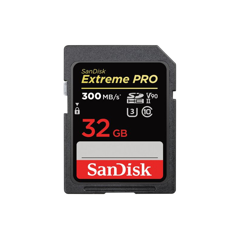 Carte mémoire SDHC SanDisk Extreme PRO UHS II 32 Go