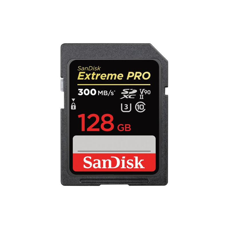 Carte mémoire SDHC SanDisk Extreme PRO UHS II 128 Go