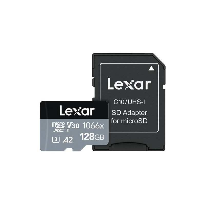 Carte mémoire micro SDXC Lexar 128 Go Noir