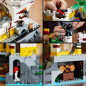LEGO 10320 Icons La Forteresse de l'Eldorado, Kit de Maquette pour Adultes avec Bateau Pirate et 8 Minifigurines
