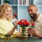 LEGO 10328 Icons Le Bouquet de Roses, Fleurs Artificielles pour Décorer, Cadeau de Saint-Valentin pour Adultes