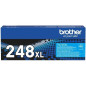 Toner haute capacité - BROTHER - TN248XLC - Cyan - 2300 pages