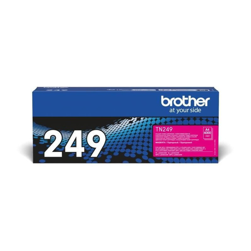 Toner trés haute capacité - BROTHER - TN249M - Magenta - 4000 pages