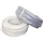 Câble souple HO5 VV F 50m 3 x 0,75mm² blanc FILS & CABLES 007705 (DVA)