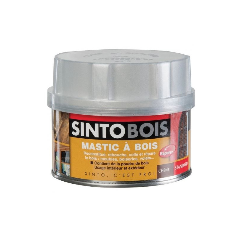 Mastic sans styrène SINTOBOIS chêne 1000ml SINTO 23702