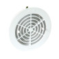 Grille de ventilation à encastrer aération intérieur à fermeture PVC D 125mm blanc NICOLL 1FATM125