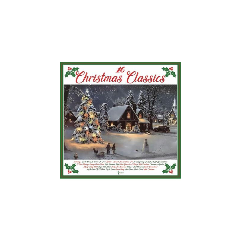 16 Christmas Classics Vinyle Coloré