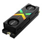 PNY - CS3150 XLR8 Gaming EPIC-X RGB - Disque dur SSD Interne - 1To - M.2 NVMe - RGB Heatsink (M280CS3150XHS-1TB-RB)