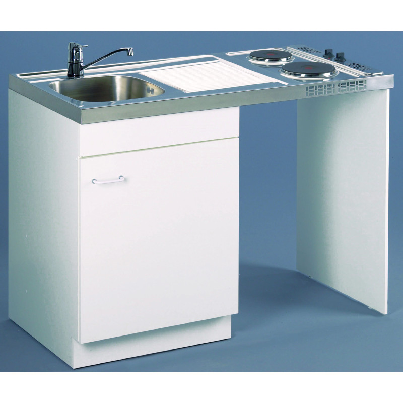 Meuble sous évier lave vaisselle 120 avec jambage AQUARINE 200154