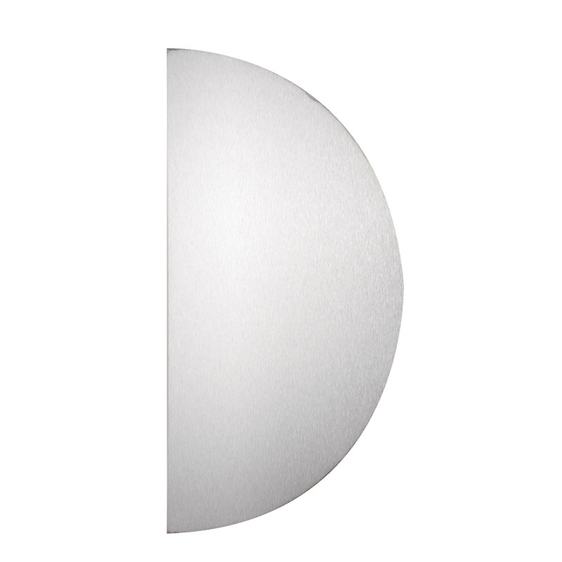 Plaque demi lune aluminium 300x150 DUVAL 11 0102 1630