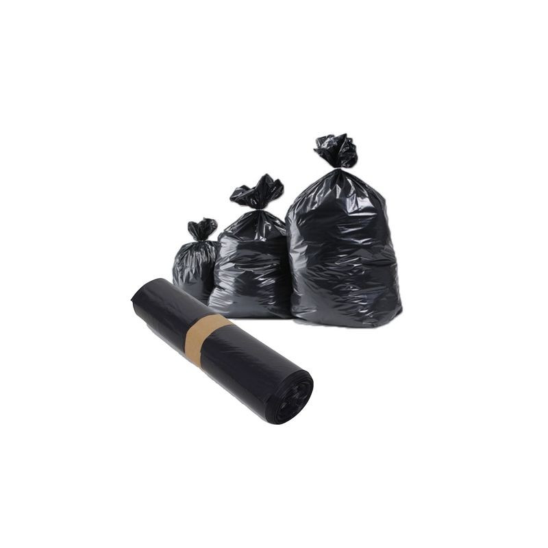 100 sacs poubelle noirs 130l PEBD standard SAC130150