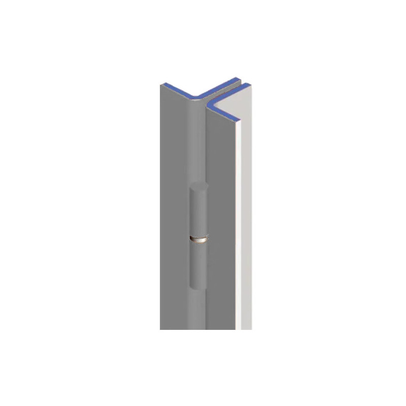 Barre de pivot 30x30mm cornière droite finition apprêt gris HERACLES BLI BPI10001